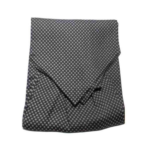 Ascot uomo nero seta - , foulard