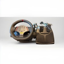 Logitech MOMO Racing Wheel Force Feedback USB simulatore ruote e pedali PC