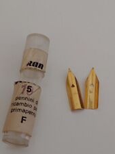 pelikan primapenna dorato pennino penne stilografiche vintage F nib spare 
