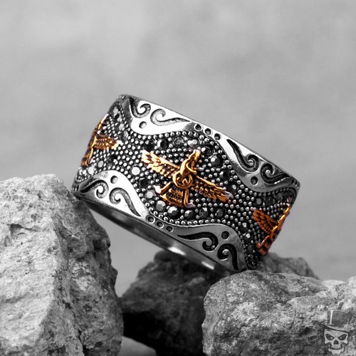 Sculpt rings anello - rings™, aquila