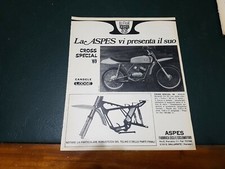 Advertising Italian Pubblicità * MOTO * ASPES Cross Special * tipo 1 * ( 1969 )