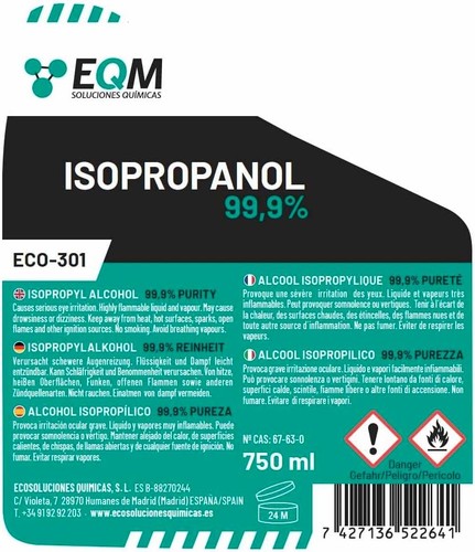 Eqm eco 301 - eqm, isopropanolo