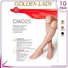 Gambaletti elasticizzati Golden Lady ciao 20 den 10 paia