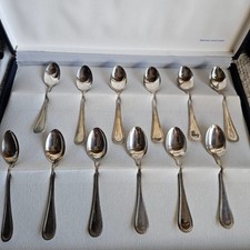 Argento 800 Lotto 12 Cucchiaini Caffè  Vintage