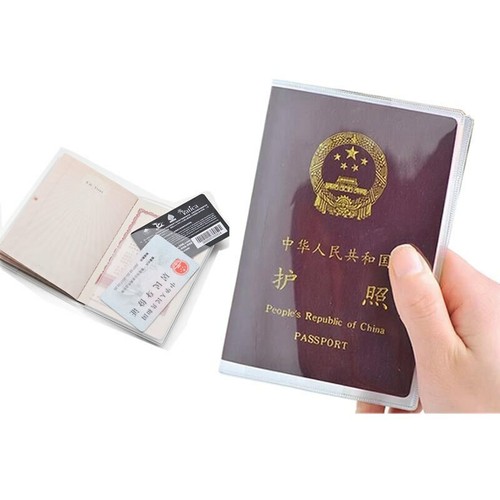 Porta passaporto trasparente - porta,