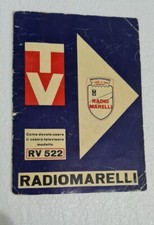 Televisore RADIOMARELLI RV522 RV 522 Manuale istruzioni garanzia  art.3473