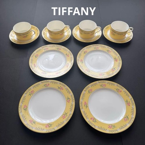 Tiffany set 4 piattini - tiffany,