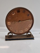 Orologio da tavolo Iatos anni 50 vetro/ottone Modernariato – funzionante (parz.)