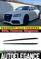 0437 ✨MINIGONNE LATERALI PER AUDI A5 07-11 COUPE LOOK S-LINE✨