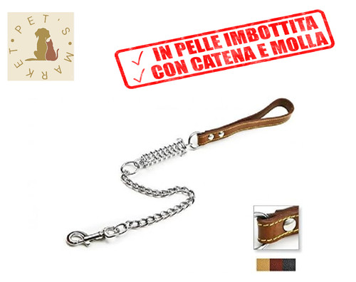 Guinzaglio cuoio per cane - guinzaglio,