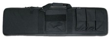 VALIGIA FUCILI SOFTAIR CACCIA CUSTODIA CORDURA NERA CM107X25 TASCHE ESTERNE B120
