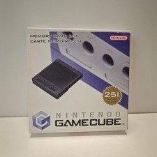 MEMORY CARD 251 BLOCCHI NINTENDO GAMECUBE PAL EUR COMPLETO CIB