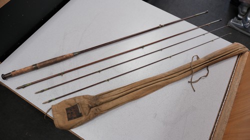 Canna pesca mosca vintage - canna,