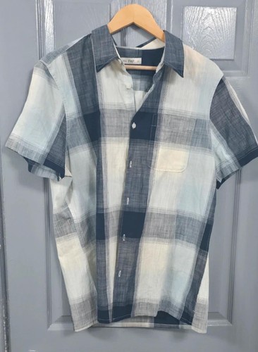 Camicia manica corta blu - camicia, f&f