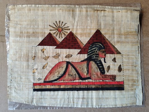 Papiro egiziano vintage quadro - papiro,