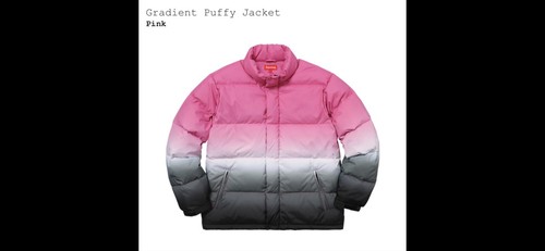 Gradient puffy jacket giacca - puffy,
