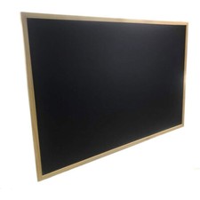 Lavagna con cornice legno scrivibile x  bambini  messaggi bar menu 60x90 cm