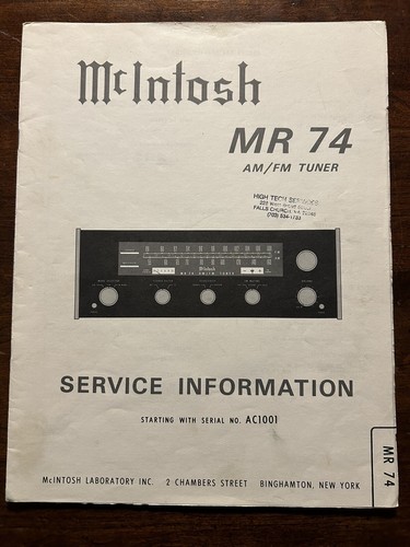 Mcintosh mr74 sintonizzatore - mcintosh,