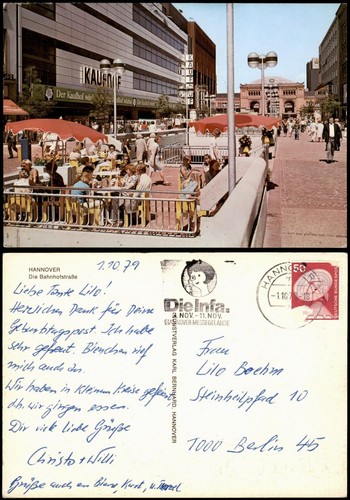 Cartolina hannover - cartolina,