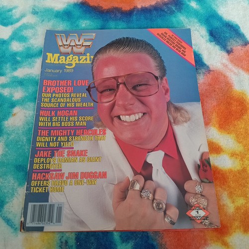 Wwf magazine january 1989 - magazine,