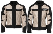 Giacca giubbotto estivo moto traforato ventilato areato prese d'aria protezioni