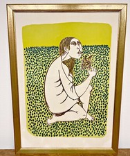 GIUSEPPE MIGNECO * NUDO FEMMINILE * LITOGRAFIA FIRMATA E NUMERATA