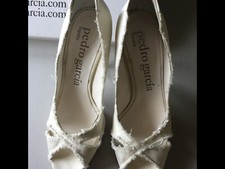 scarpe da sposa color perla PEDRO GARCIA usate SOLO il giorno del matrimonio