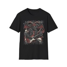 T-Shirt Demon Guitarist Skull