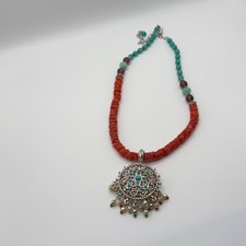 165 handmade necklace with - 165-,