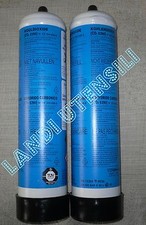2 Bombola co2 con piedino  600 gr monouso gasatore acqua  EUROTRE attacco M11X1