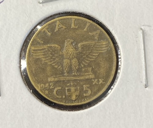 Moneta centesimi italia 1942 - centesimi,