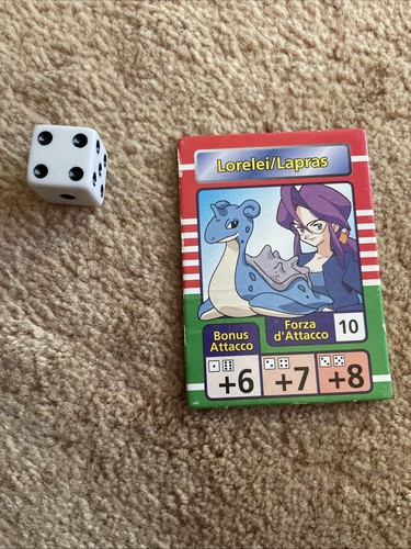 Carta rivale lapras pokemon - carta,