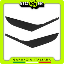 Coppia Copertura Maniglia Interna Tiraporta Destra + Sinistra Nere VW GOLF VI