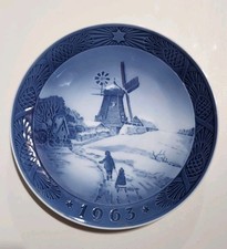 Piatto di Natale Royal Copenhagen 1963