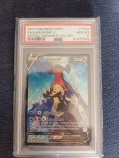 GARCHOMP V TG23/TG30 PSA 10 ITA - Spada e Scudo Lucentezza Siderale Gem Mint