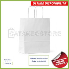 BORSE SHOPPER DI CARTA MANICO