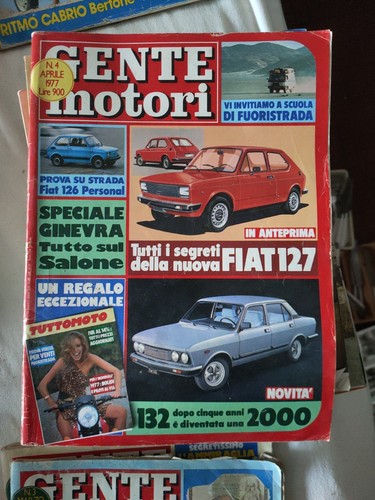 Gente motori aprile 1977 fiat - motori,