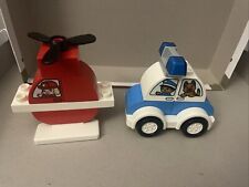 Elicottero e macchina polizia  Lego Duplo