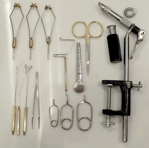Fly tying tool kit pezzi - tying,