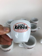 TAZZINE DA CAFFE' , CAFFE KENON ,SET DA 10 TAZZINE , #A8