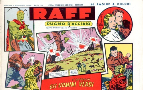 Fumetto raff pugno acciaio - fumetto, d'acciaio