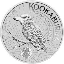 AUSTRALIA KOOKABURRA 2025 1 oncia argento silver oz 9999 in capsula originale