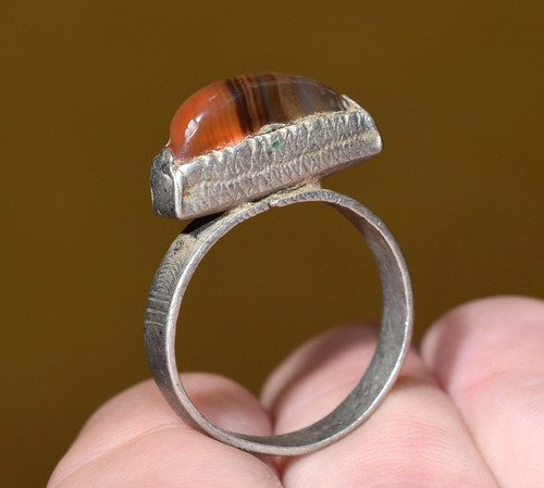 Antico anello metallo - antico,