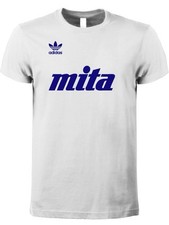 T-SHIRT MAGLIA CALCIO RETRO VINTAGE COMO SPONSOR MITA