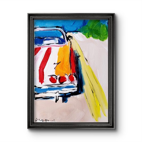 Aleph original art - original, vintage
