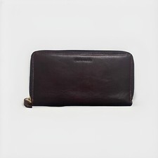 PIERRE CARDIN PORTAFOGLIO GRANDE DONNA PELLE MARRONE