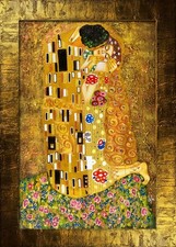 Gustav Klimt - Il Bacio -