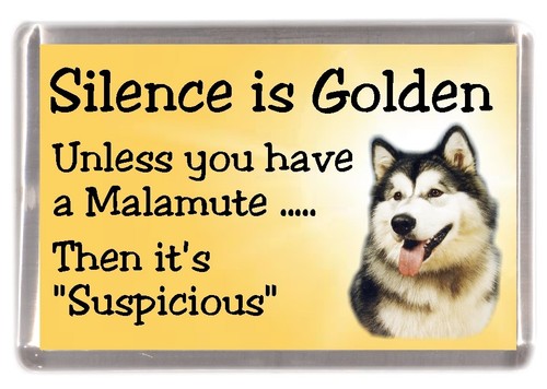 Alaskan malamute dog fridge - alaskan,