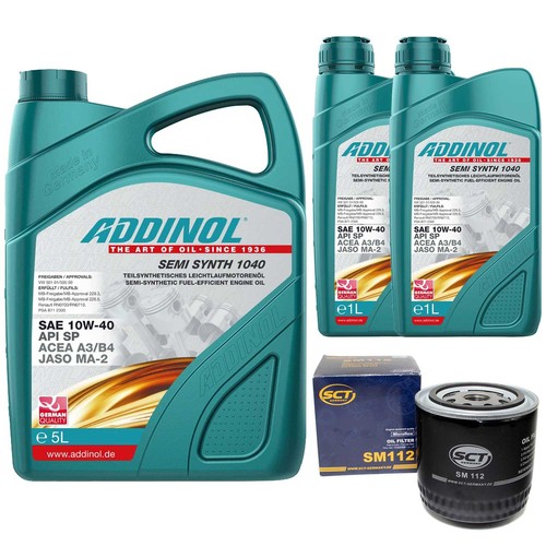 Kit olio motore 10w semi - kit, 10w-40
