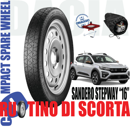 Ruotino scorta dacia - ruotino, 16"